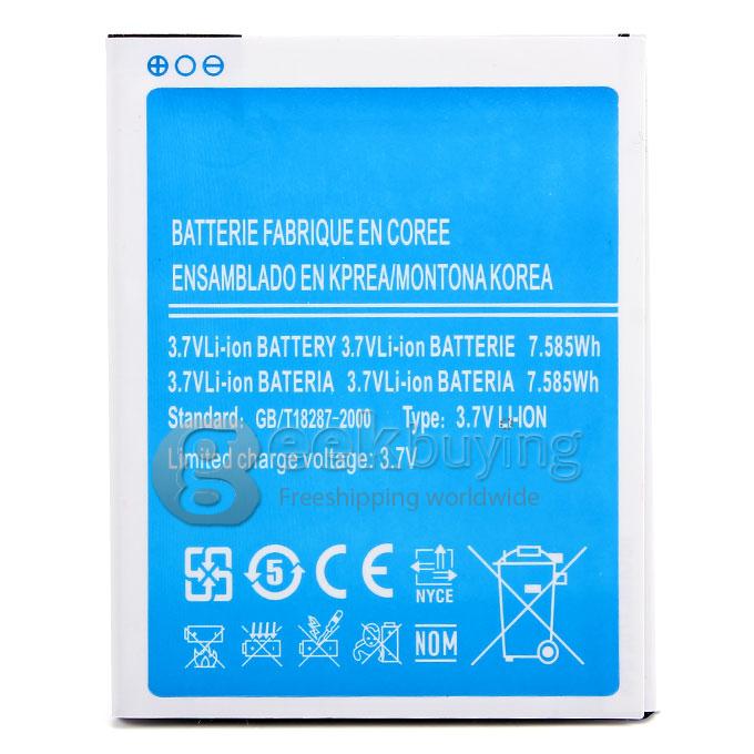 3.7V 2050mAh Rechargeable Lithium-ion Battery for Elephone G4