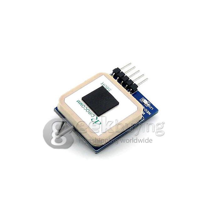 UART GPS Module U-blox NEO-6M Onboard Curved / Horizontal Pinheader with Antenna