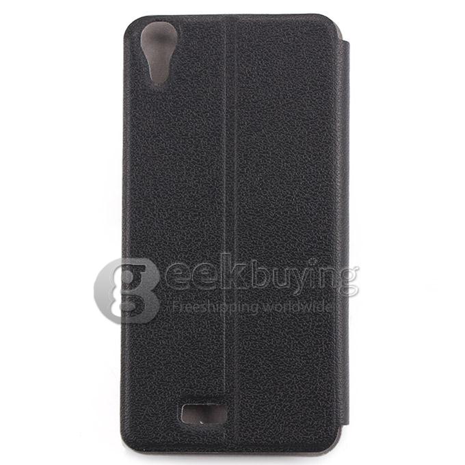 Brand New Protective Cover Flip Stand Leather Case for DOOGEE DG800 - Black
