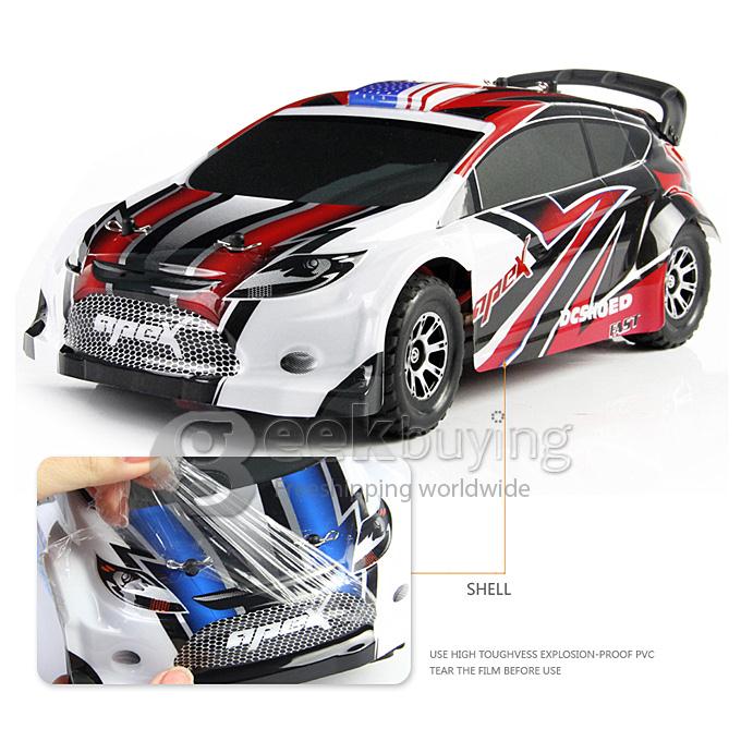 Wltoys A949 1:18 Scale 4WD High Speed Electric Rally Car Stunt Off-road RC Car with 2.4Ghz Transmitter - Red
