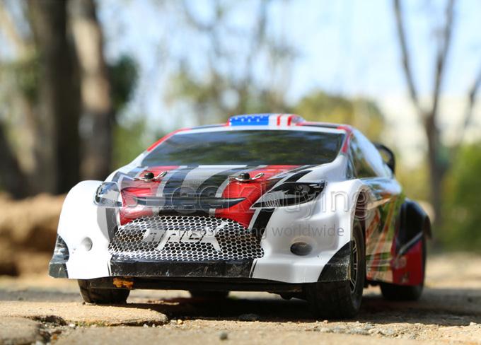 Wltoys A949 1:18 Scale 4WD High Speed Electric Rally Car Stunt Off-road RC Car with 2.4Ghz Transmitter - Red