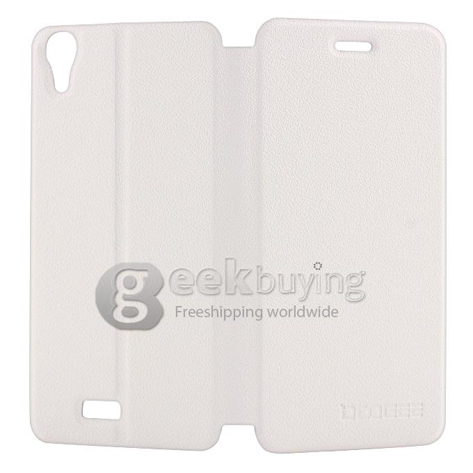 Brand New Protective Cover Flip Stand Leather Case for DOOGEE DG800 - White