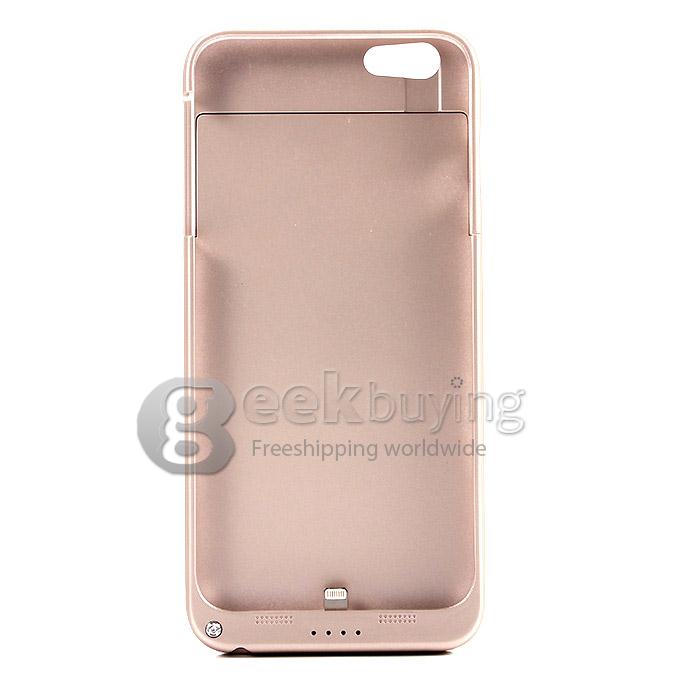 4800mAh External Power Bank Case Backup Battery Charger for iPhone 6 Plus - Champagne