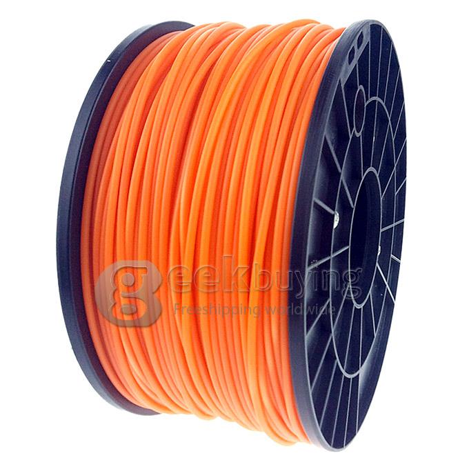 Heacent P175 3D Printer Material PLA Filaments Consumables 1.75mm 1kg Plastic Cable - Transparent Orange