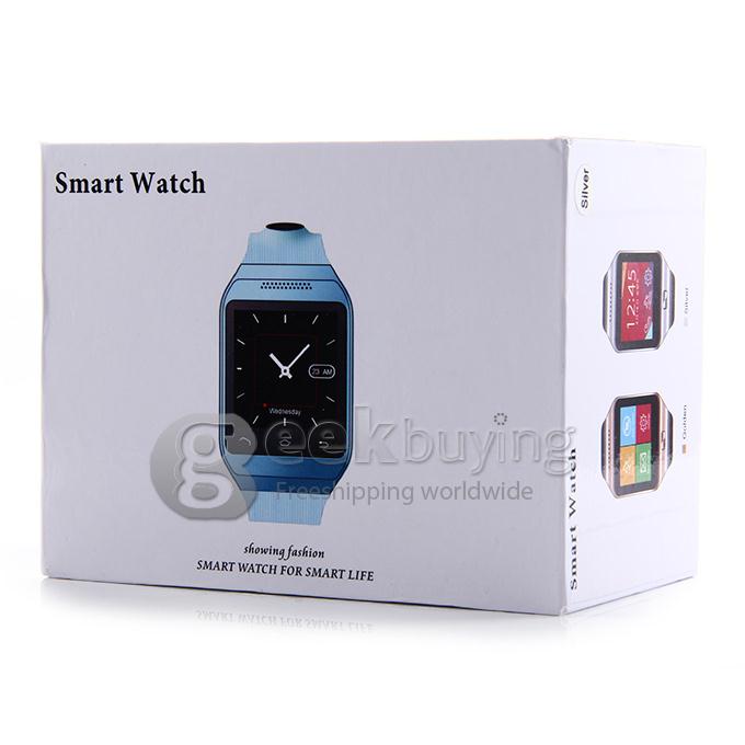 ZGPAX S28 1.54 Inch 240*240 Pixel Screen Watch Phone Single SIM Card Quad Band Smart Bluetooh Sync FM - Silver