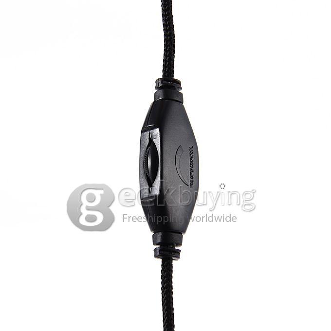 OVLENG X5 Over-Ear 3.5mm Powerful Bass Stereo Headphone Headset Earphone with Mic for PC - Red