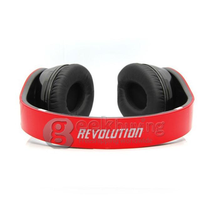 Bluedio R+ NFC Bluetooth 4.0 Wireless Headset 8-channel 8 HIFI Audio Speaker Units Headphone for Phone Tablet - Red