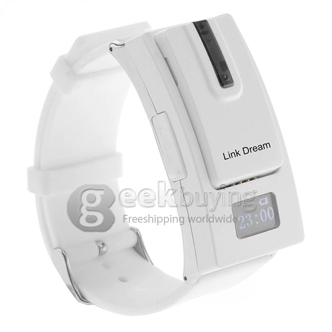 LC Separate Design Bluetooth V3.0 Headset + Sporty Watch for iPhone6 Samsung HTC & All Mobilephone - White