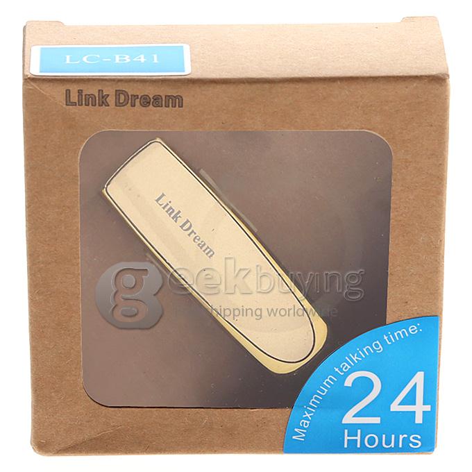 LC-B41 Wireless Bluetooth 4.0 Sports Stereo Headset Earphone for Phone iPhone Galaxy Mobile Phone - Golden