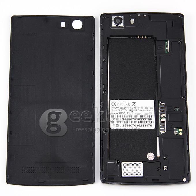 H930 MTK6592M Octa Core 1.4GHz QHD 5.0Inch Android 4.4 OS Smartphone 1GB RAM 8GB ROM QHD 5.0MP 3G/GPS/OTG - Black