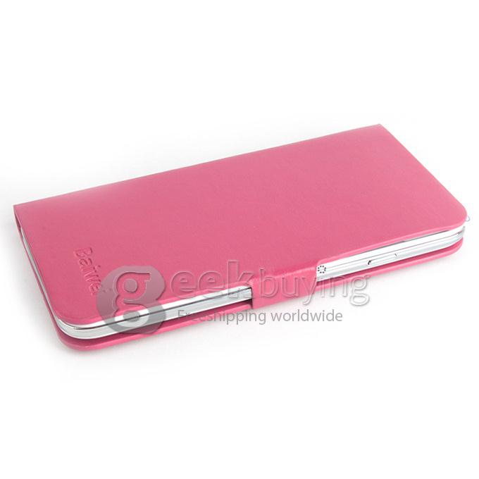 Brand New Protective PU Leather Hard Case Cover Shell for Doogee DG310 - Pink