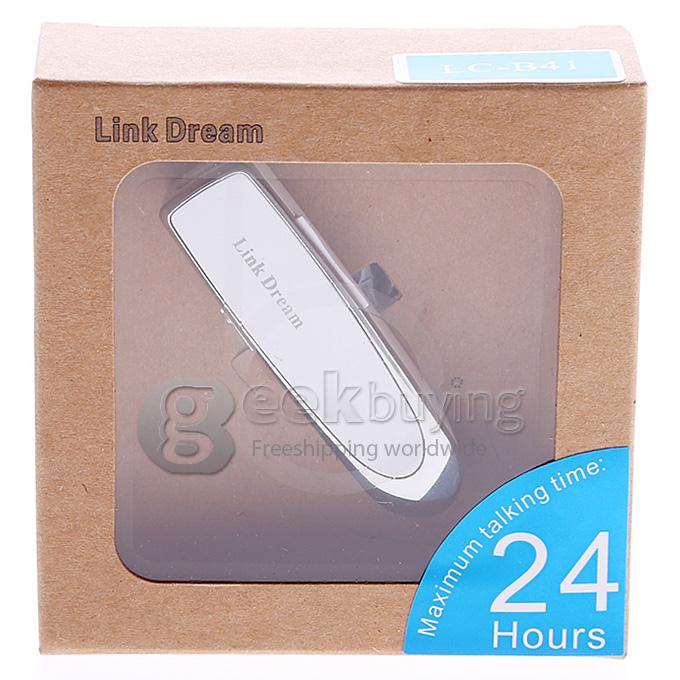 LC-B41 Wireless Bluetooth 4.0 Sports Stereo Headset Earphone for Phone iPhone Galaxy Mobile Phone - White