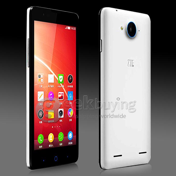 ZTE V5 5.0Inch OGS 1280*720 MSM8926 Quad Core 1.2GHz Smartphone Android 4.4 OS 1GB RAM 4GB ROM 13.0MP+5.0MP WCDMA GPS