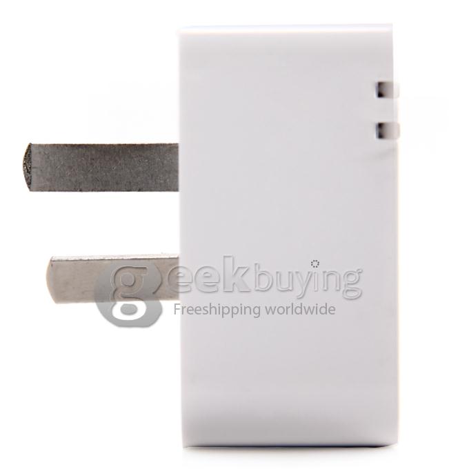 Kankun Smart Wifi Plug Socket Outlet Intelligent Remote Control Plug Socket for Android iOS Device (3-Flat-pin Plug) - White