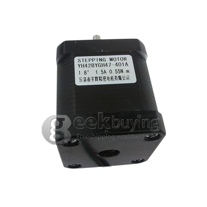Heacent RepRap Prusa Mendel 3D Printer DIY Accessories Stepping Motor - Black + Silver
