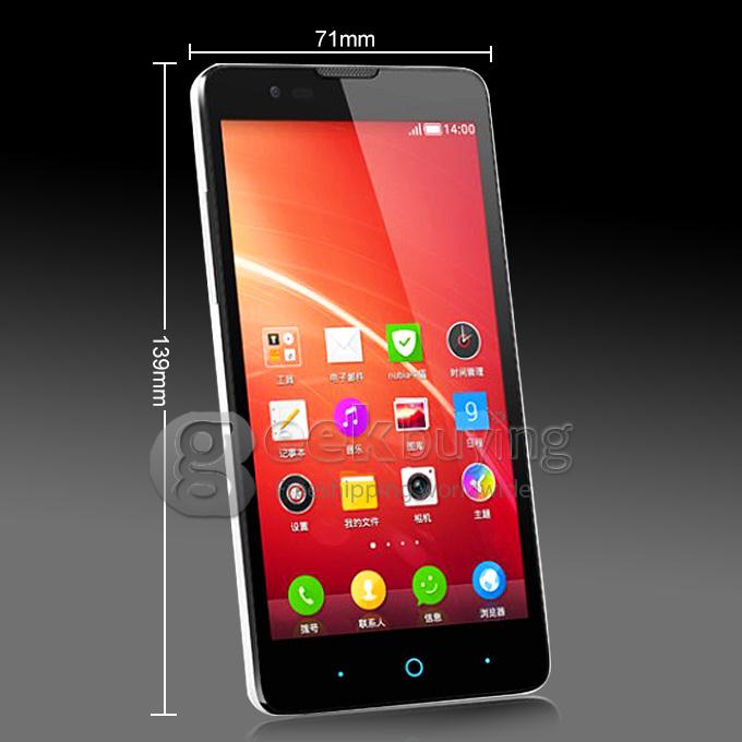 ZTE V5 5.0Inch OGS 1280*720 MSM8926 Quad Core 1.2GHz Smartphone Android 4.4 OS 1GB RAM 4GB ROM 13.0MP+5.0MP WCDMA GPS