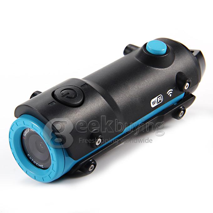 S10W WIFI Sport Camcorder Full HD 1080p 130 Degree Mini Portable Waterproof Outdoor Action Helmet Sport Camera - Black