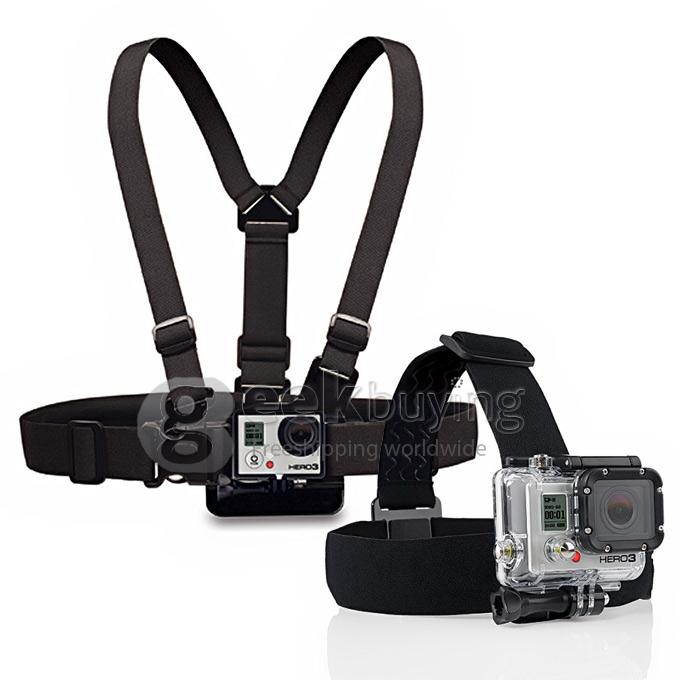 DZ-59 Chest Band and Head Band for Xiaomi YI SJCAM MGCOOL Drift GoPro Hero 1 / 2 / 3 / 4