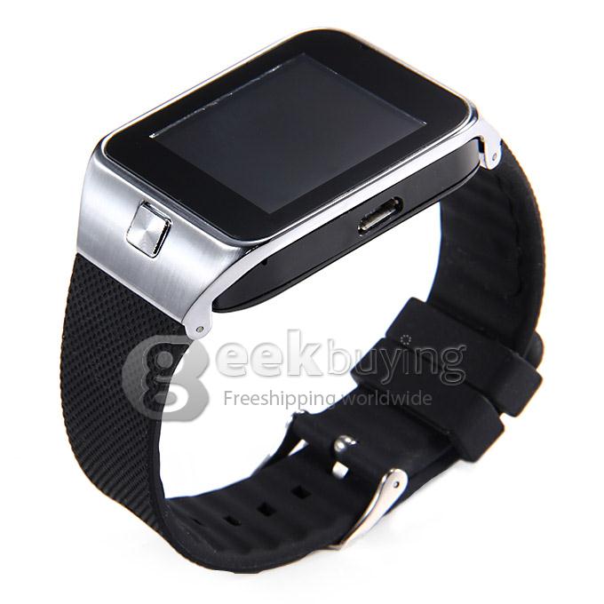 ZGPAX S28 1.54 Inch 240*240 Pixel Screen Watch Phone Single SIM Card Quad Band Smart Bluetooh Sync FM - Silver