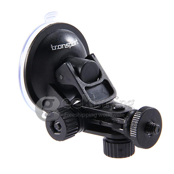 Tronsport DC5V 1000mA Car Charger + Car Suction Cup Mount for Sports DV Tronsport SJCAM GoPro Cameras