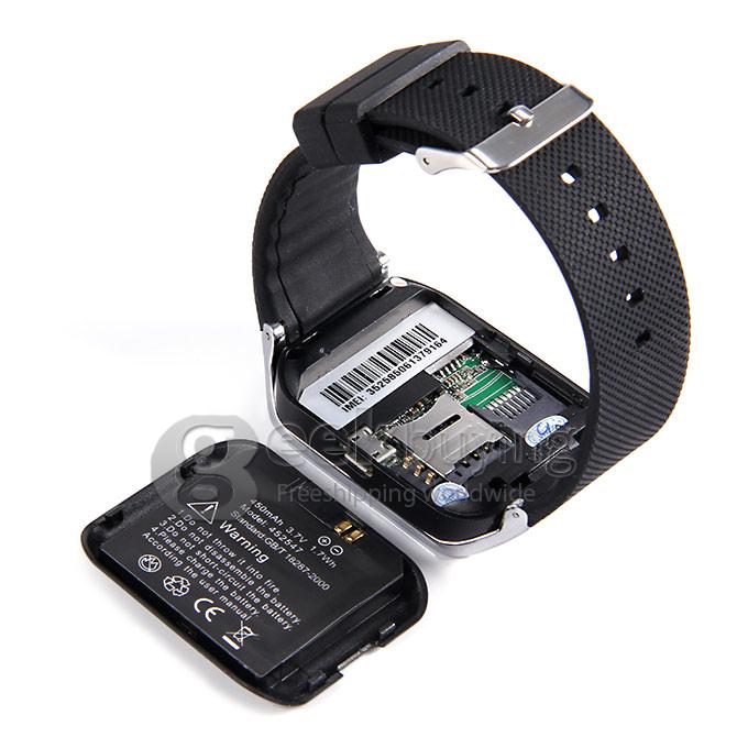 ZGPAX S28 1.54 Inch 240*240 Pixel Screen Watch Phone Single SIM Card Quad Band Smart Bluetooh Sync FM - Silver