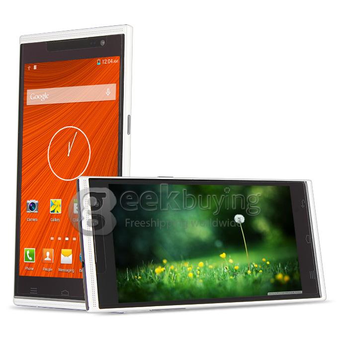 More Fine U5 MTK6582M Quad Core 5.5 Inch Tablet PC Android 4.4 OS IPS 1GB/4GB 3G GPS BT - White