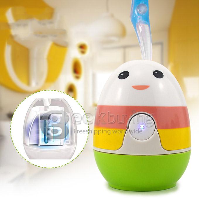 Recesky Creative Home Tumbler Portable UV Toothbrush Sanitizer Sterilizer Holder/Cleaner - Rainbow