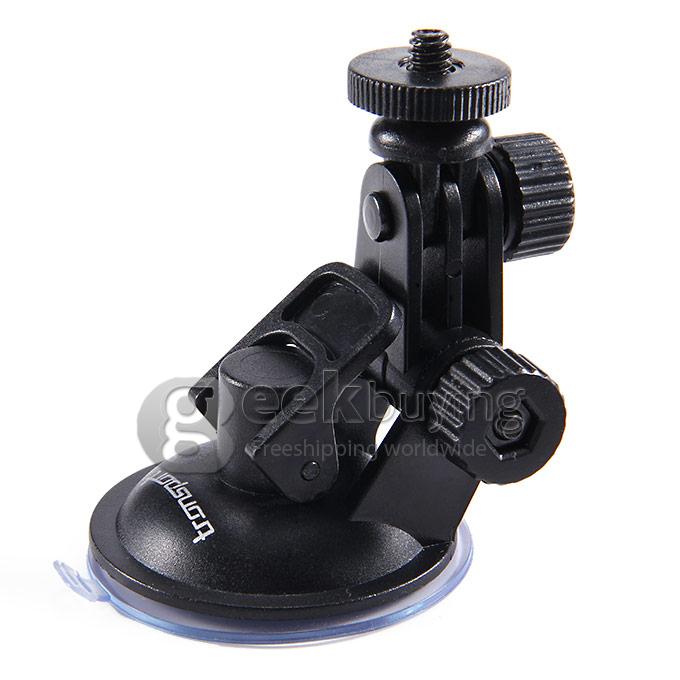 Tronsport DC5V 1000mA Car Charger + Car Suction Cup Mount for Sports DV Tronsport SJCAM GoPro Cameras