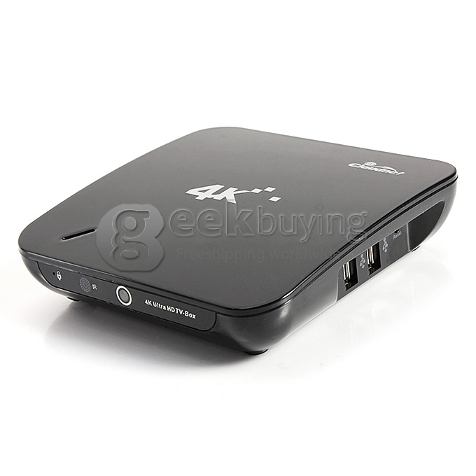 Cloudnetgo CR12S RK3288 Quad Core 1.8GHz Android 4.4 Mini TV Box HDMI HDD Player 2G/8G 2.4G/5G WIFI 2.0MP Camera Mic BT DLNA AlbappTV - Black