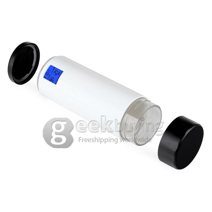 Vshow 8time 320ml Smart Water Cup Timed Reminder Intelligent Cup with LCD Screen - White