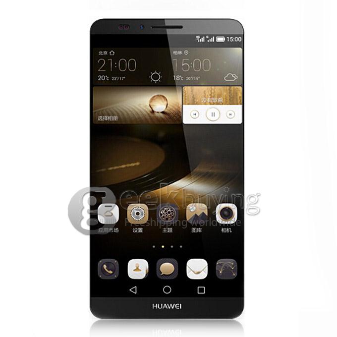 Huawei Ascend Mate 7 1920x1080 FHD 4G LTE Hisilicon Kirin Octa Core 1.8GHz Smartphone 6inch Android 4.4 2G+16G 13MP 4100mAh GPS NFC Fingerprint Identify - Black