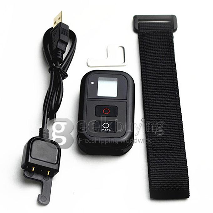 Professional GoPro WiFi Remote Controller 5M Water-resistant Wireless RC for GoPro Hero 3+/Hero 3/Hero 4 - Black