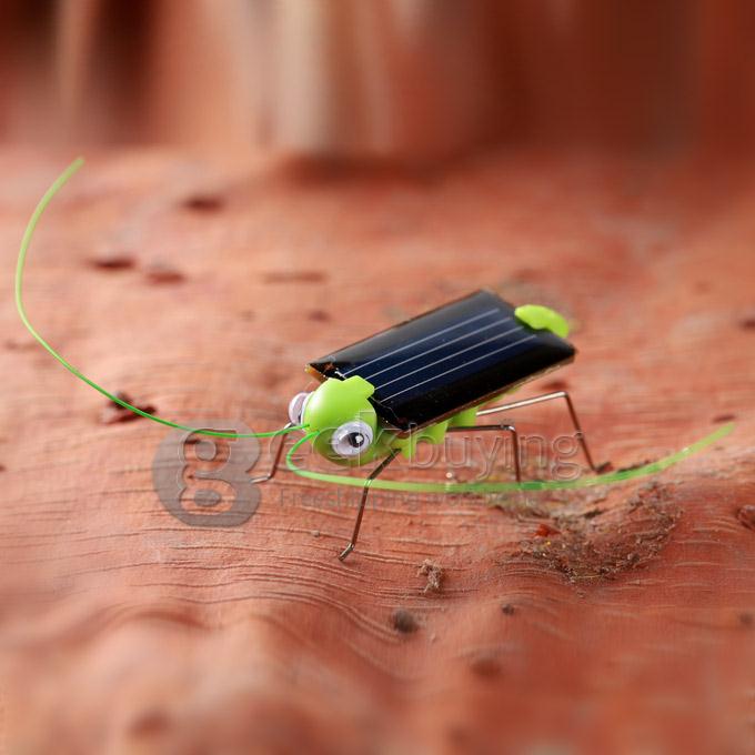 Magic Mini Educational Toy Plastic Solar Energy Powered Grasshopper Toy