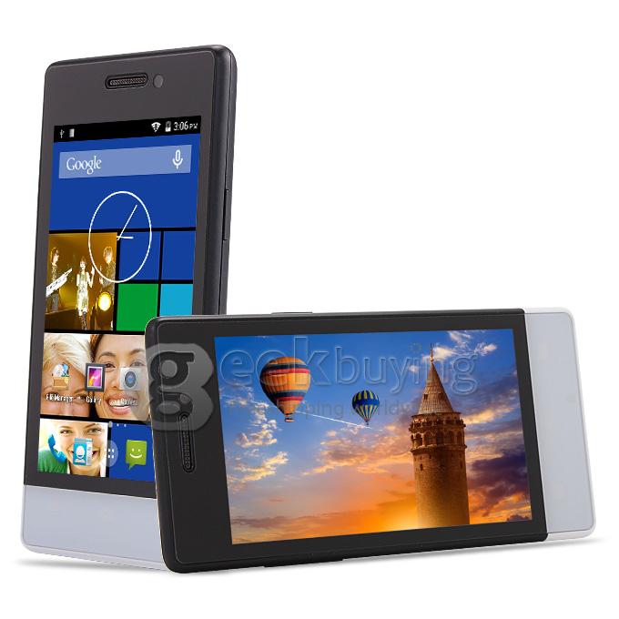 ZOYO Z800 4.0inch MTK6572W Dual Core 1.0GHz Smartphone WVGA Android 4.4 OS ROM 4GB 2.0MP+0.3MP 3G GPS Dual SIM - Black
