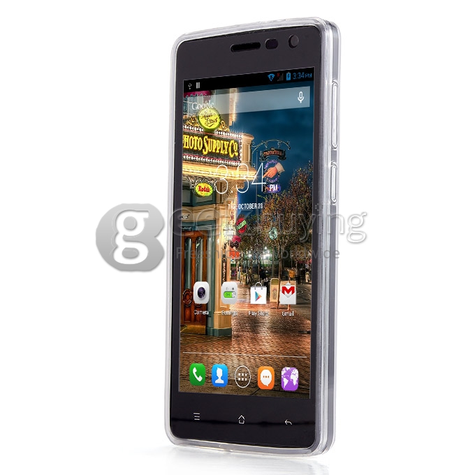 Cubot S168 MTK6582 Quad Core 1.3GHz Smartphone 5.0 inch Android 4.4 1GB RAM 8GB ROM WiFi GPS 3G QHD IPS - Black