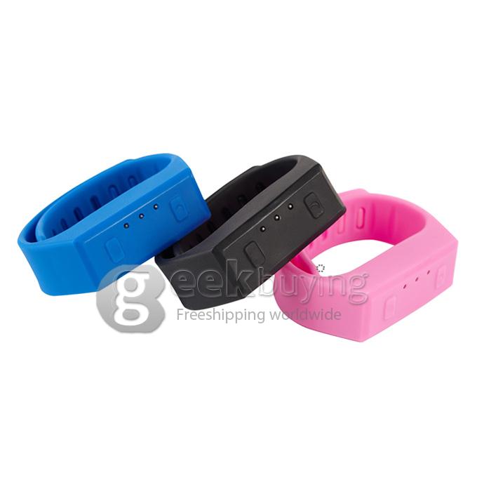 LC Healthy Smart Anti-Theft Sport Bluetooth 4.0 Wrist Band Bracelet Hand Ring for Android IOS - Black