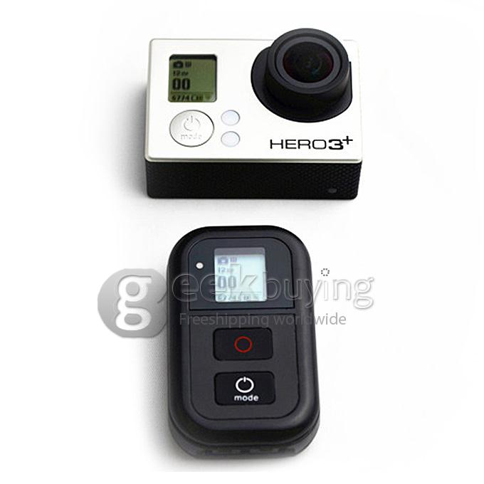 Professional GoPro WiFi Remote Controller 5M Water-resistant Wireless RC for GoPro Hero 3+/Hero 3/Hero 4 - Black