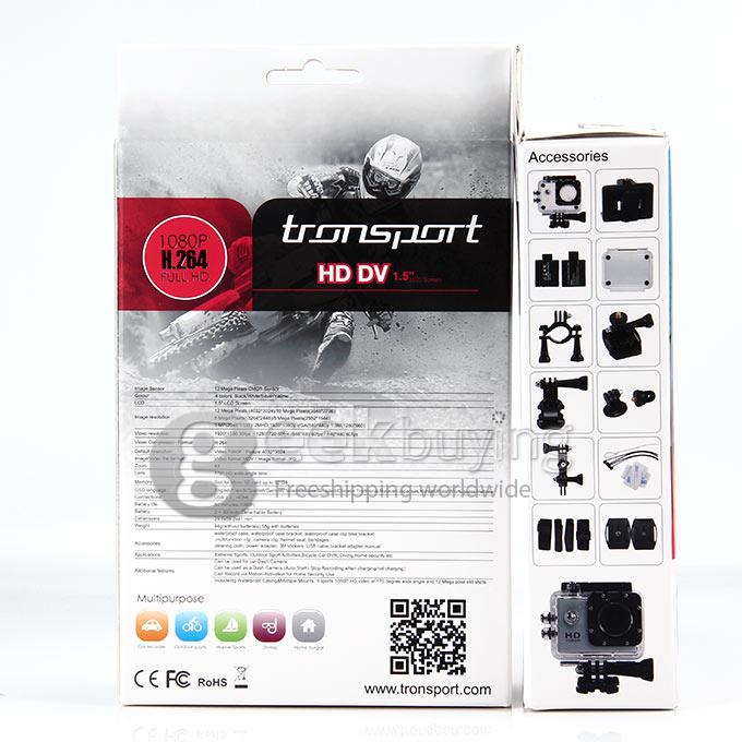 Tronsport Original SJ4000 Novatek 12MP 1080P Action Camera 1.5