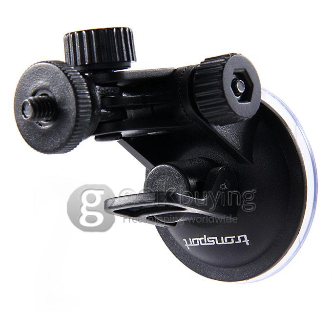 Tronsport DC5V 1000mA Car Charger + Car Suction Cup Mount for Sports DV Tronsport SJCAM GoPro Cameras