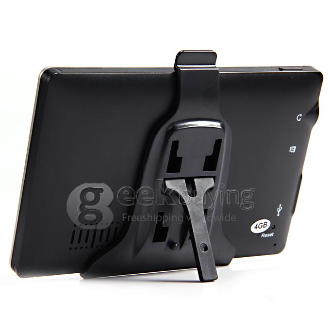 BT-504 5.0 inch Resistive Screen WinCE 6.0 Car GPS Navigator 4GB European Map - Black
