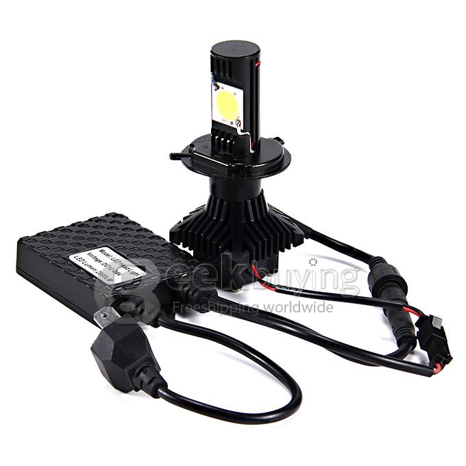 H4-CREE 24W 2800lm 5000K L/H Cool White Light LED Car Headlight Kit (DC12-24V/2 PCS)