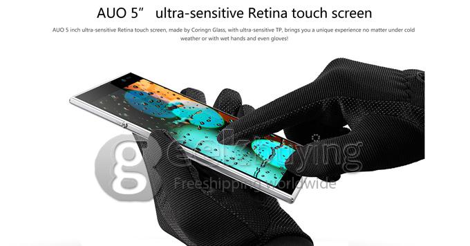 iNew V3 Plus 5.0 inch MTK6592 Octa Core 1.4GHz Smartphone Android 4.4 OS 2GB+16GB 13.0MP+5.0MP GPS OTG 3G - Black
