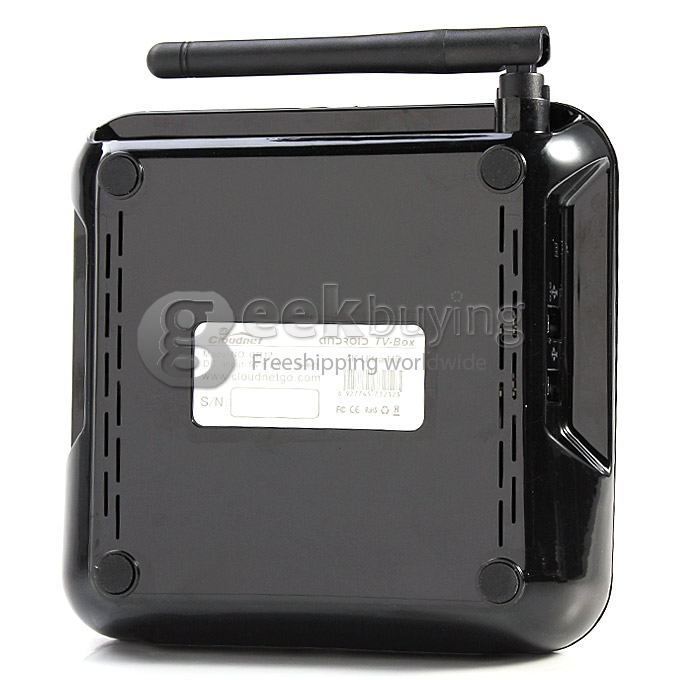 Cloudnetgo CR12S RK3288 Quad Core 1.8GHz Android 4.4 Mini TV Box HDMI HDD Player 2G/8G 2.4G/5G WIFI 2.0MP Camera Mic BT DLNA AlbappTV - Black