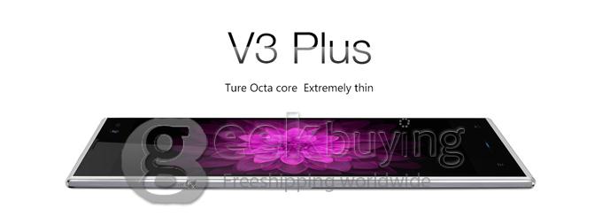 iNew V3 Plus 5.0 inch MTK6592 Octa Core 1.4GHz Smartphone Android 4.4 OS 2GB+16GB 13.0MP+5.0MP GPS OTG 3G - Black