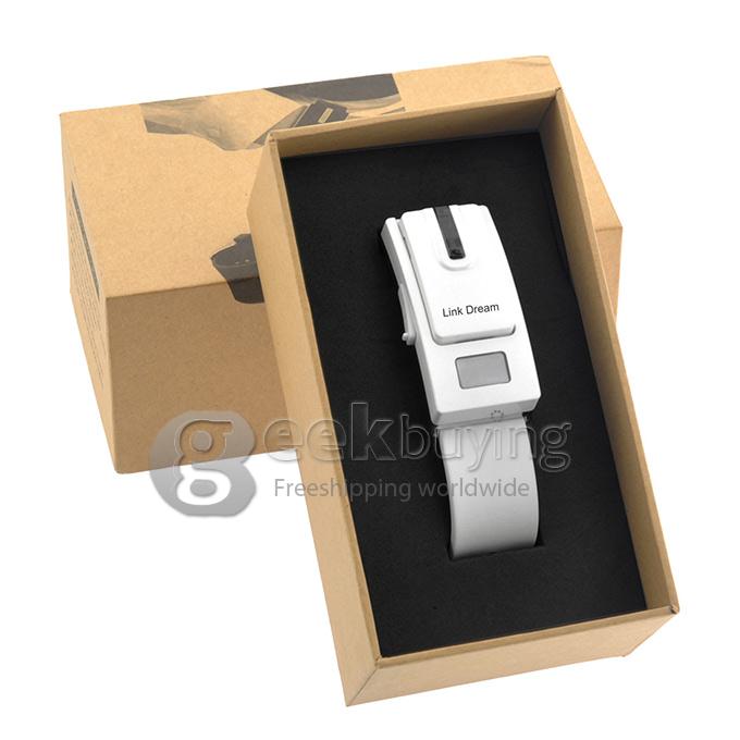 LC Separate Design Bluetooth V3.0 Headset + Sporty Watch for iPhone6 Samsung HTC & All Mobilephone - White