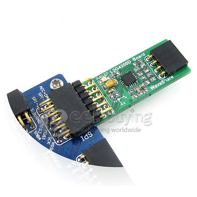 Three-axis Digital Output Gyroscope / Three-axis Angular Rate Sensor Module / I2C/SPI Interface / L3G4200D