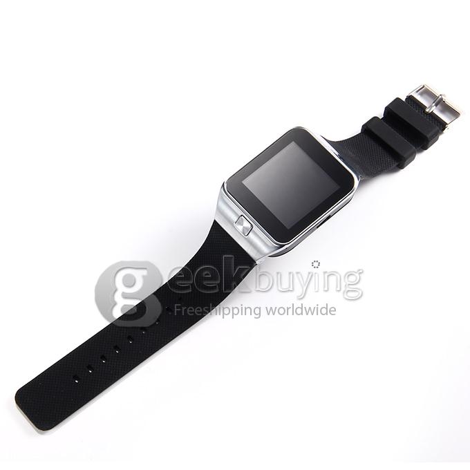 ZGPAX S28 1.54 Inch 240*240 Pixel Screen Watch Phone Single SIM Card Quad Band Smart Bluetooh Sync FM - Silver