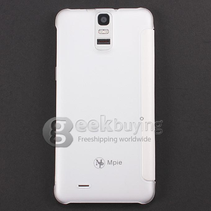 MPIE T6S HD MTK6582 Quad Core 1.3GHz 5.5 inch Smartphone 2GB+4GB Air Gesture Fingerprint Unlocking GPS OTG NFC - White