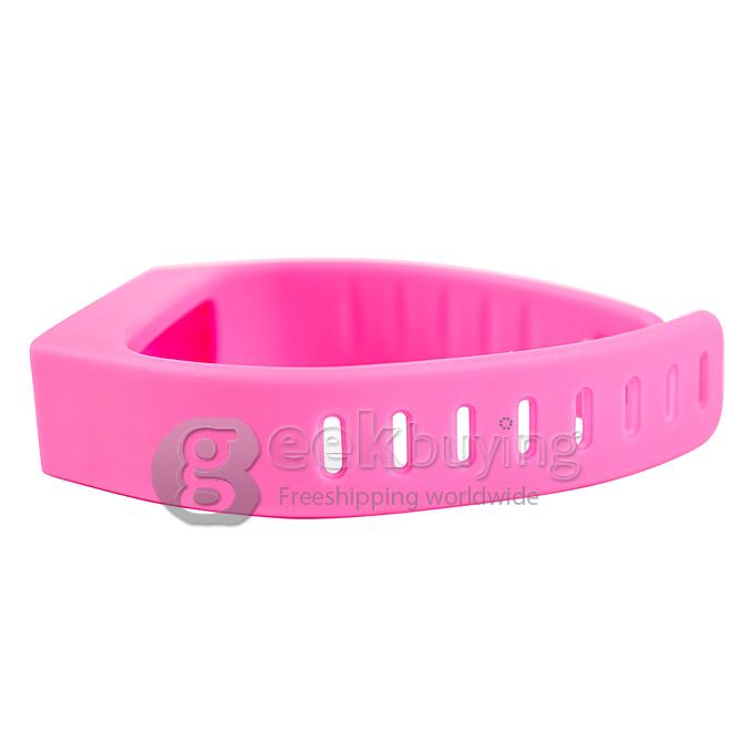 LC Healthy Smart Anti-Theft Sport Bluetooth 4.0 Wrist Band Bracelet Hand Ring for Android IOS - Pink