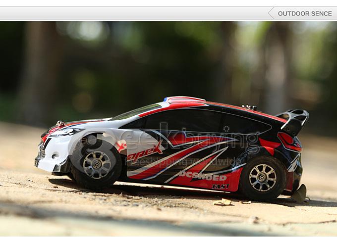 Wltoys A949 1:18 Scale 4WD High Speed Electric Rally Car Stunt Off-road RC Car with 2.4Ghz Transmitter - Red